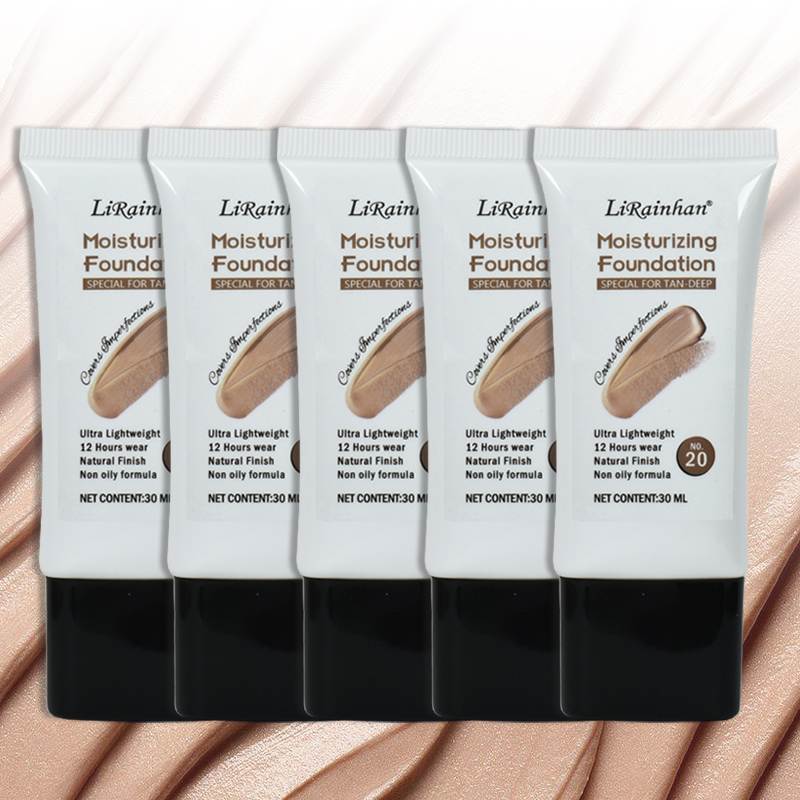 Full Cover Liquid Matte Foundation Lightweight Smoothly Face Makeup Waterproof Foundation Makeup For Black Skin