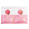 Custom Spa Exfoliating Detoxifying Moisturized Soothing Pedicure Rose Foot Soak Crystal Jelly+Salt 2 in 1 Set For Relax Stress