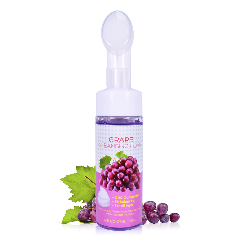 Factory Custom Grape Seed Deep Cleansing Foam Cleanser 120ml
