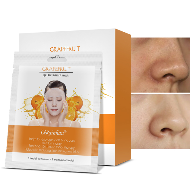  Custom Grapefuit Fading Spots Brightening and Whitening VC Facial Mask