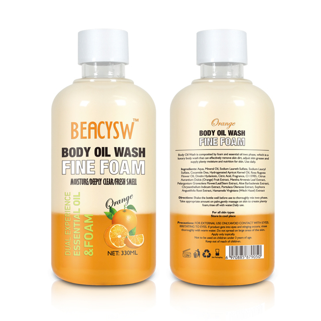 Wholesale Natural Fruit Extract Whitening Moisturizing Foaming of Enrich Anti Acne Body Wash Private Label Shower Gel