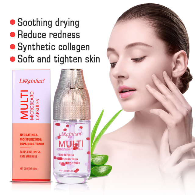 Multi Microbeard Capsules Hydrating Moisturizing Repairing Sodium Hyaluronate Toner