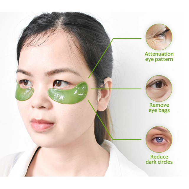 Green Seaweed Under Eye Mask Retinol & Collagen - Puffy Eyes and Dark Circles Treatments By Factory Pice 