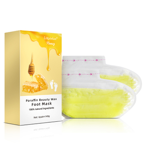 LIRAINHAN Moisture Hydrating Honey Paraffin Wax Foot Mask 