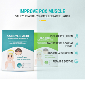 Custom Hydrocolloid Acne Pimple Patch for Covering Zits and Blemishes, Spot Stickers 