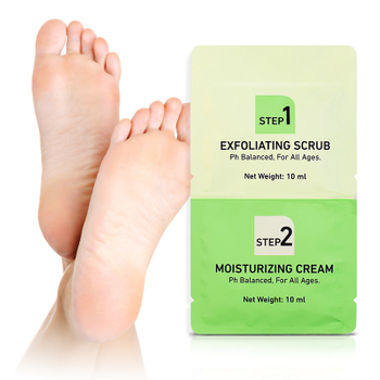 Private Label Spa Relaxing Foot Care Set Pedicure Foot Cream Moisturizing Exfoliating Scrub Cream