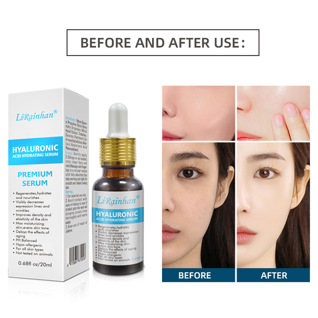 Factory Custom Deep Hydration Moisturize, Plump, Firm, and Smooth Hyaluronic Acid Serum for Youthful Skin
