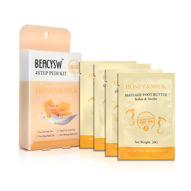 LIRAINHAN Moisturizing Exfoliating Milk&Honey Foot Sugar Scrub