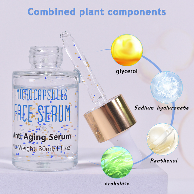 Hydrate Nouris Smooth Skin Microcapsules Face Anti Aging Serum