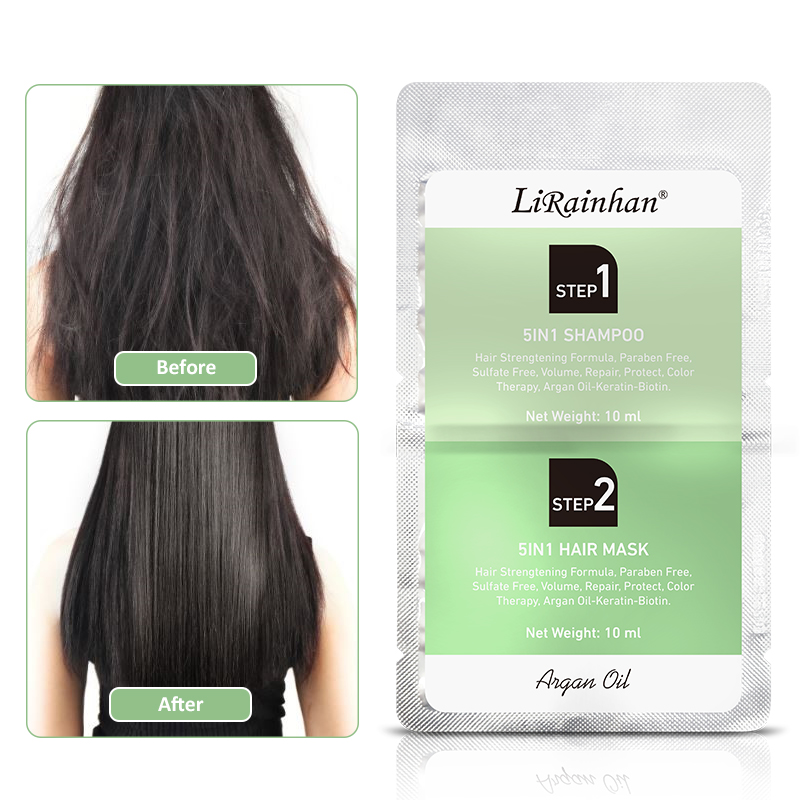 5-in-1 anti-dandruff, anti-itch, moisturizing, anti-hair loss, repairing shampoo and hair mask set