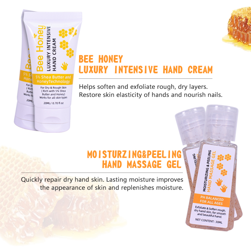 Factory Custom Shea Butter Hand Cream Hand Peeling Gel Moisturizing Organic Hand Scrub Kit