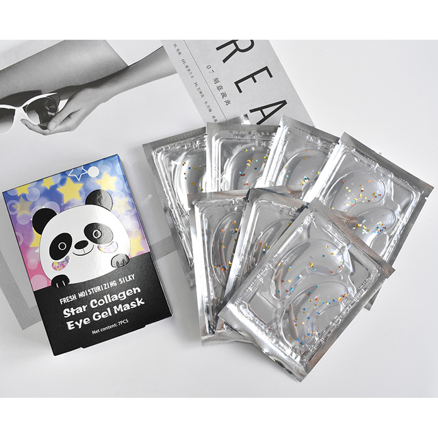 Natural Collagen Eye Gels with Hyaluronic HA Anti Aging Star Collagen Eye Mask By Factory Pice 
