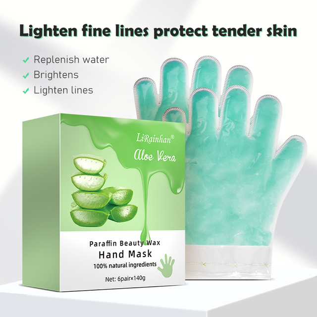 LIRAINHAN ALOE VERA Paraffin Wax Hand Mask 