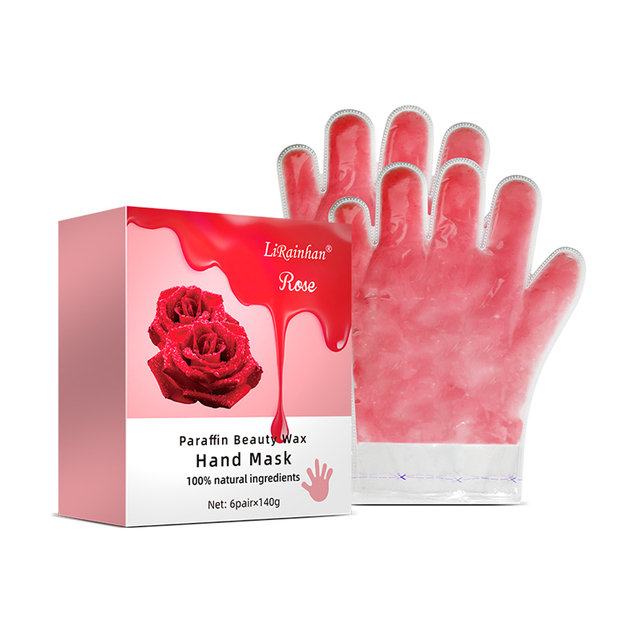 Private Label Rose Paraffin Wax Hand Mask