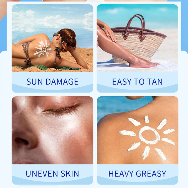 Custom logo Sheer Dry-Touch Water Resistant and Non-Greasy Sunscreen Lotion with Broad Spectrum SPF 30 50