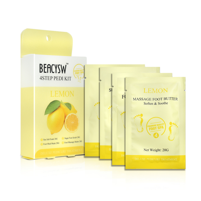 LIRAINHAN Moisturizing Exfoliating Lemon Foot Sugar Scrub