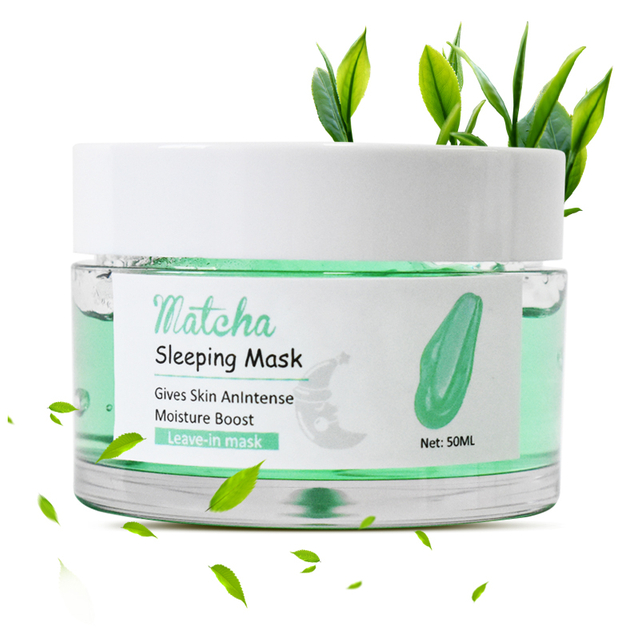 Custom Hydrate, Nourish, and Soothe Stressed Skin Matcha Sleeping Mask