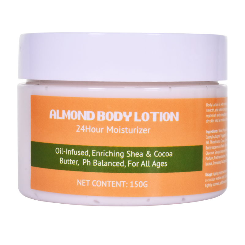 Private Label Smoothing Herbal Sweet Almond Moisturizer Body Butter Cream