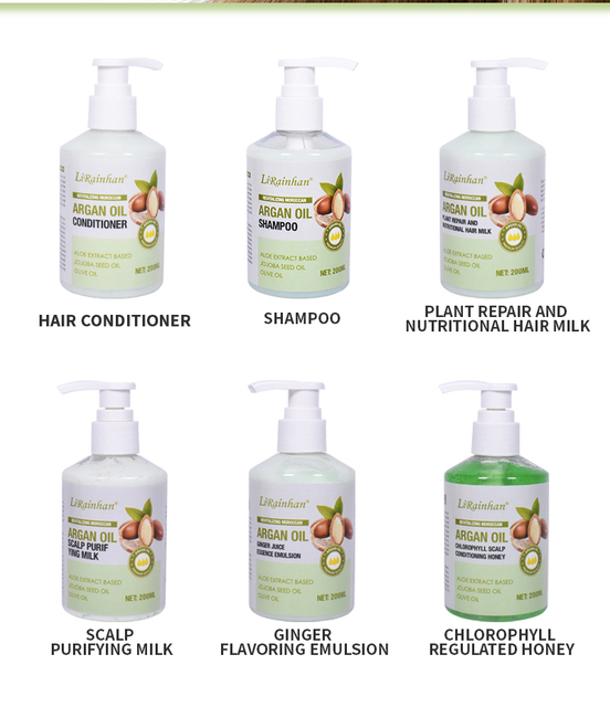 OEM ODM Revitalizing Moroccan Argan Oil Chlorophyll Scalp Conditioning Honey Lotion Conditioner