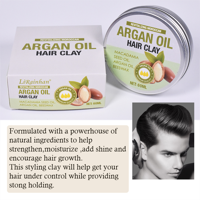 OEM ODM Hair Styling Clay Pomade For Men, Natural & Organic with Strong Hold & Matte Finish, Product for Modern Hairstyles