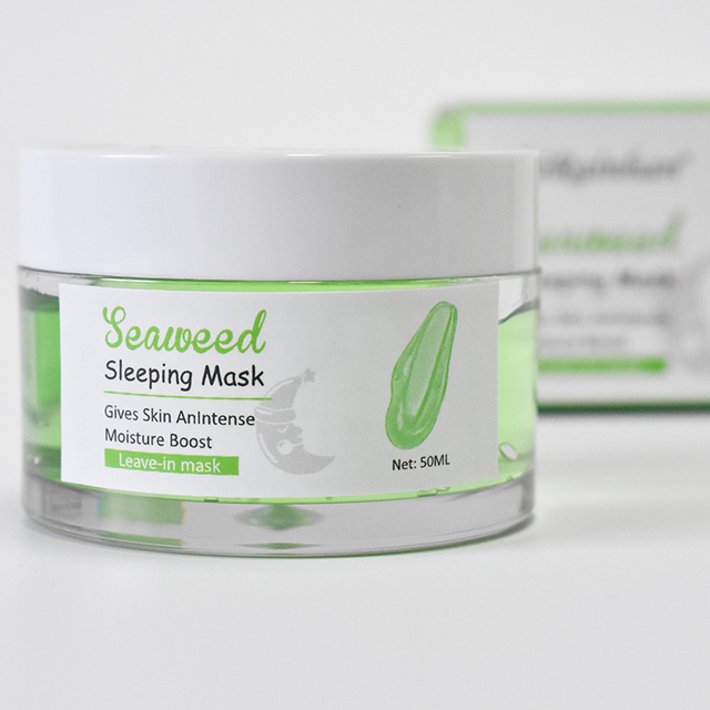 Custom Deep Hydration Overnight Moisturizer Seaweed Wash-Free Sleeping Mask