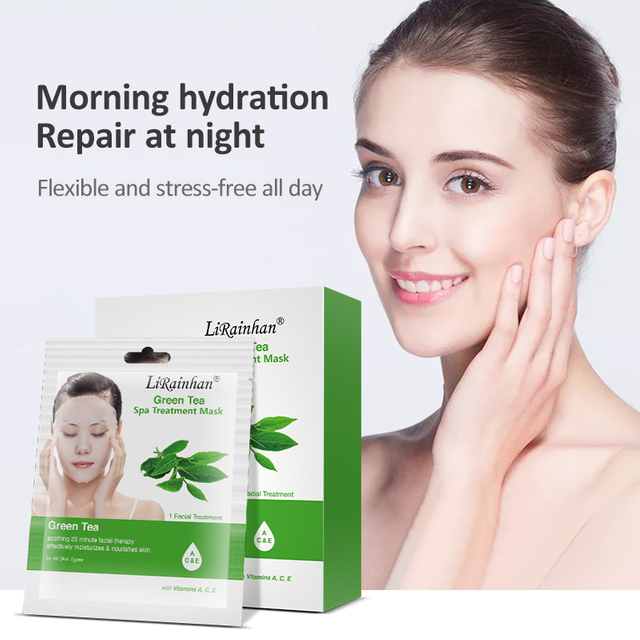 Green Tea Moisturizing&Nourishing Face Mask By LIRAINHAN