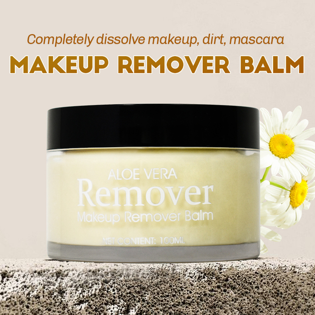 Private Label Vegan Cream Makeup Remover Cleansing Balm Custom Skin Care Makeup Remover Balm Cream 