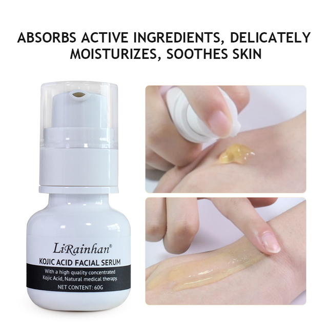 Custom Strength Kojic Acid Serum Vitamin C Infused Dark Spot Corrector For Face And Body