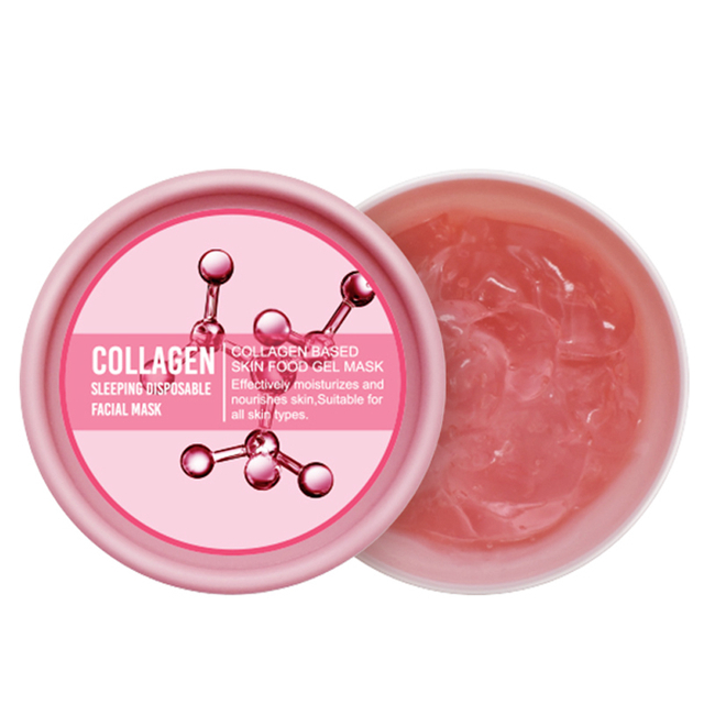 Overnight Anti Aging Hydrating Collagen Sleeping Facial Mask Gel By Private Label