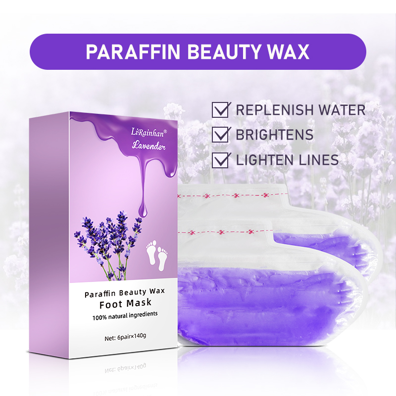 Factory Wholesale Lavender Paraffin Wax Foot Mask