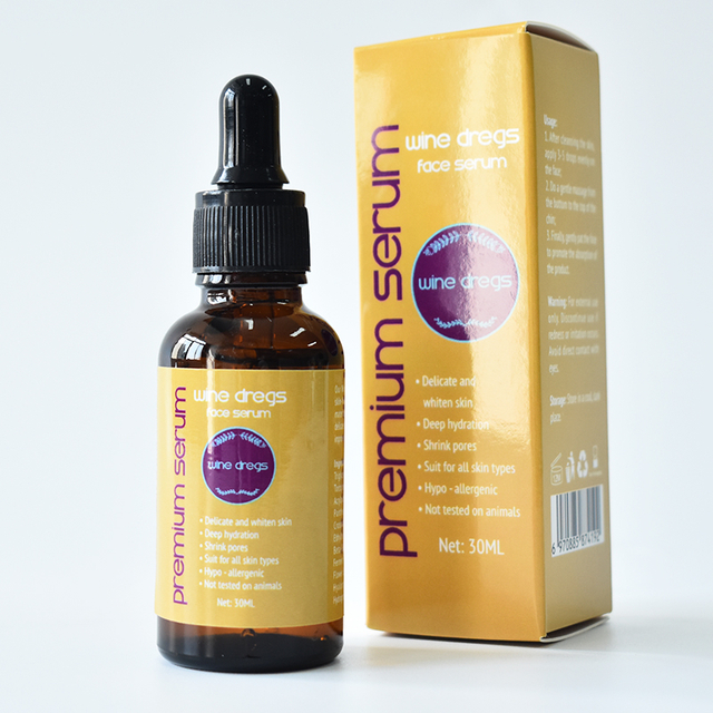 OEM ODM Wine Dregs Face Serum For Gentle, Skin-friendly, Cleansing And Tender Skin