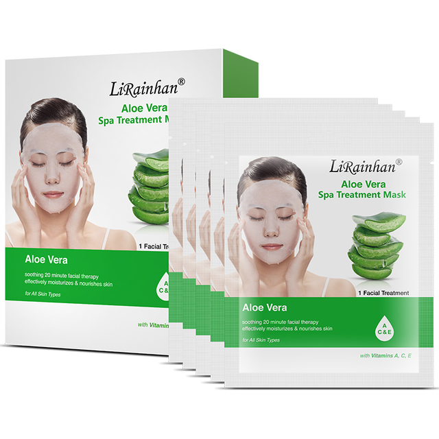 Aloe Vera Soothing Facial Mask By LIRAINHAN