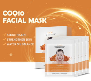  Custom CoQ10 Anti Aging Facial Sheet Mask - Rejuvenating & Hydrating