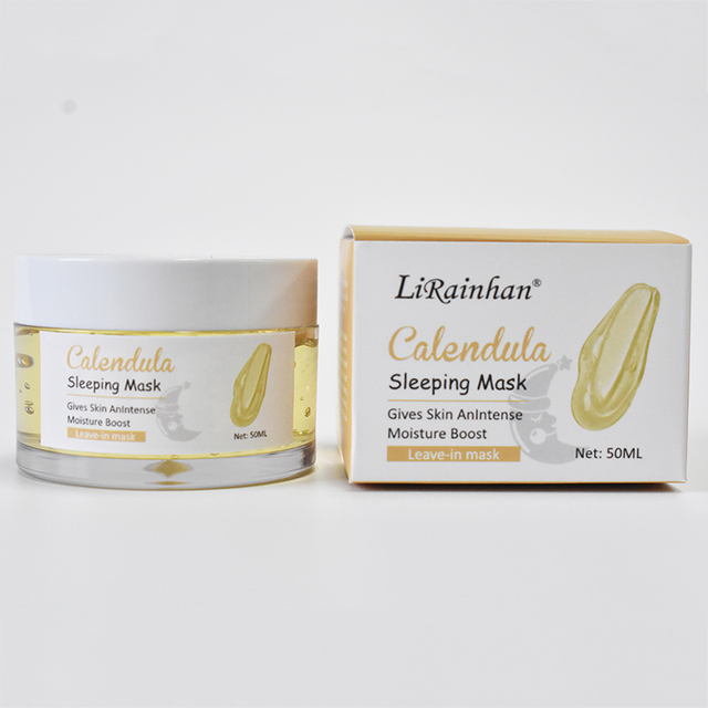 Custom Vegan Deep Hydration Calendula Peptide Ageless Sleeping Mask