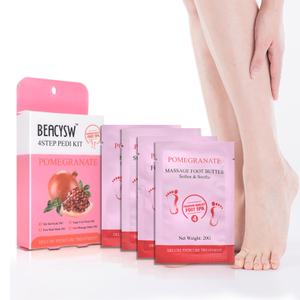 LIRAINHAN Moisturizing Exfoliating Pomegranate 4Step Sugar Scrub PEDI KIT