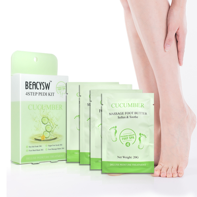 LIRAINHAN Moisturizing Exfoliating Cucumber Foot Sugar Scrub