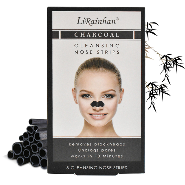 Factory Custom Charcoal, Deep Cleansing Pore Strips, Nose Strips for Blackhead Removal on Oily Skin