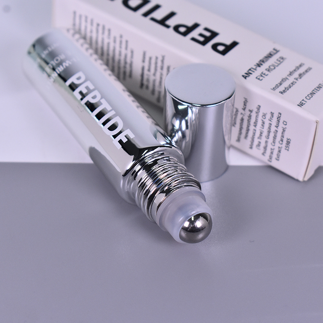 OEM ODM Peptide Under Eye Roller Serum With Roller Balls For Dark Circles And Puffiness