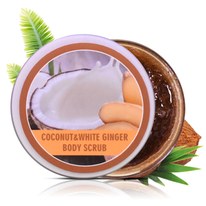 Private Label Exfoliating Scrub, Containing Coconut&White Ginger , Cleansing And Smoothing Skin
