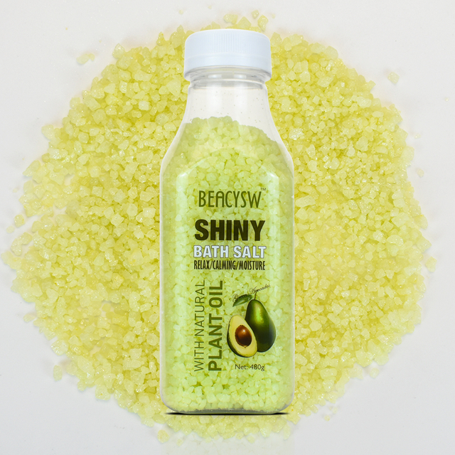 Organic Avocado Epsom Bath Salt Spa Himalayan Salt Colorful Wholesale Moisturizing Relaxing Natural Bath Salt 