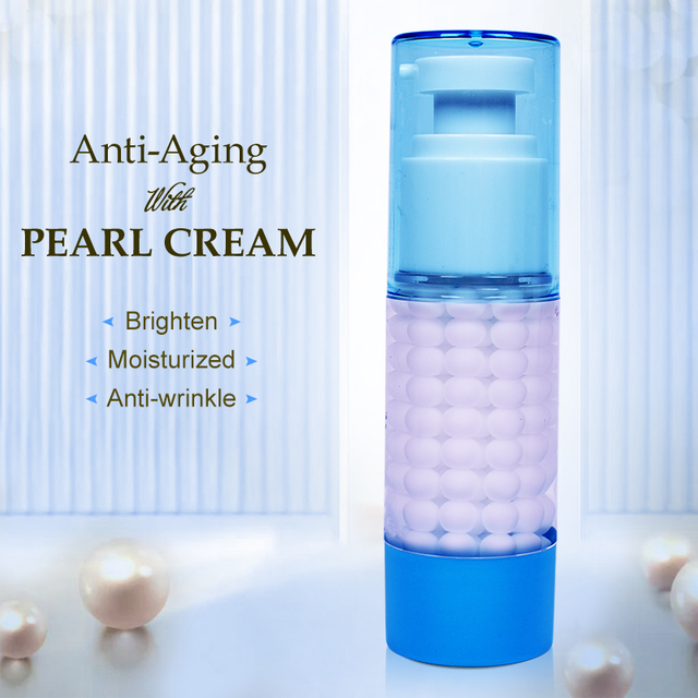 Factory Custom Improve skin, brighten, whiten, moisturize, smooth skin, anti-wrinkle pearl cream containing hyaluronic acid essence