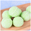 Custom logo Hydrating and Exfoliating Green Apple Candy Sugar Body Scrub Ball for Dry Skin elbows knees Legs