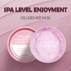 Restore Skin Elasticity And Reduce Wrinkles Collagen Mud Facial Clay Mask By Private Label