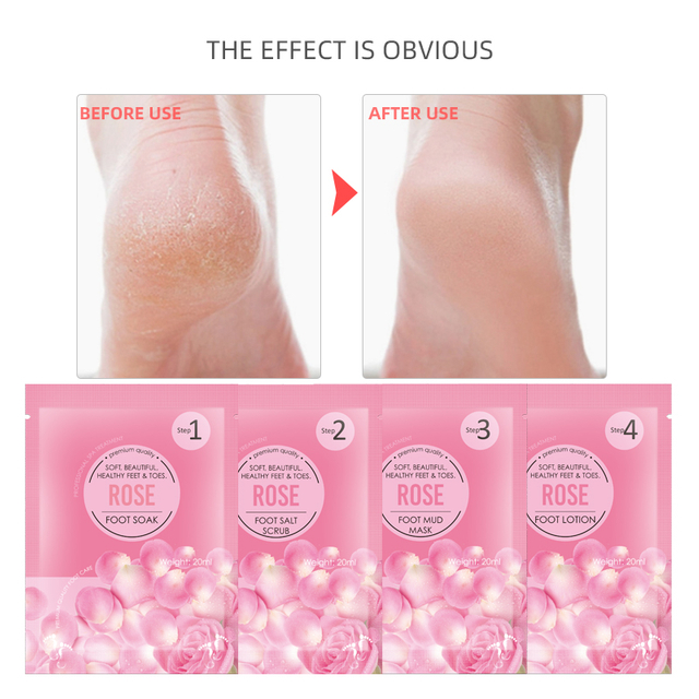 LIRAINHAN Pedicure Foot Bath 4step Foot Care set