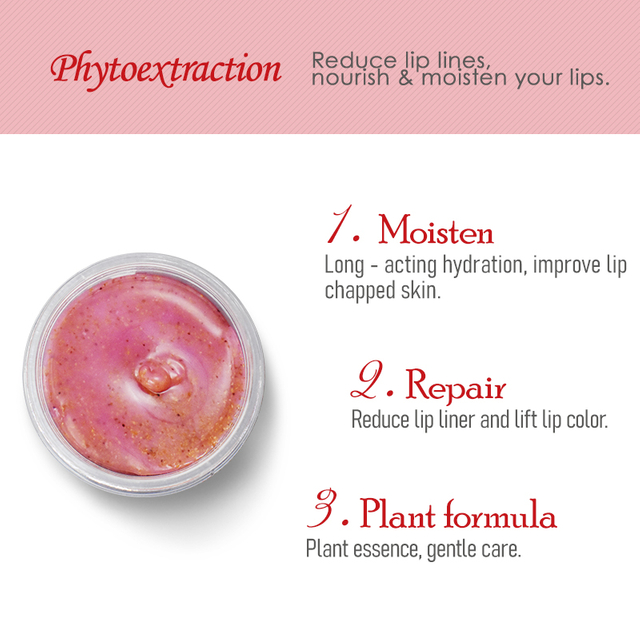 LIRAINHAN Exfoliator Moisturizer Apple Lip Scrub