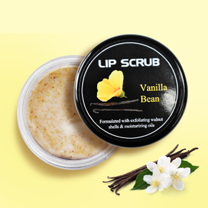Custom logo Vanilla Bean Lip Scrub For Gently Exfoliate, Polish, & Repair Dry, Flaky Lips