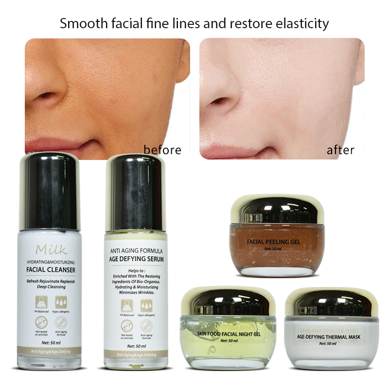 Private Label Facial Night Gel Reduces Pores Brightens Skin Hydrating Skin Repair Night Cream