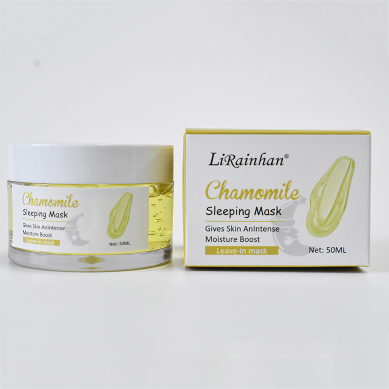 Custom Hydrates and rejuvenates tired dry skin Chamomile Overnight Cream Facial Mask 