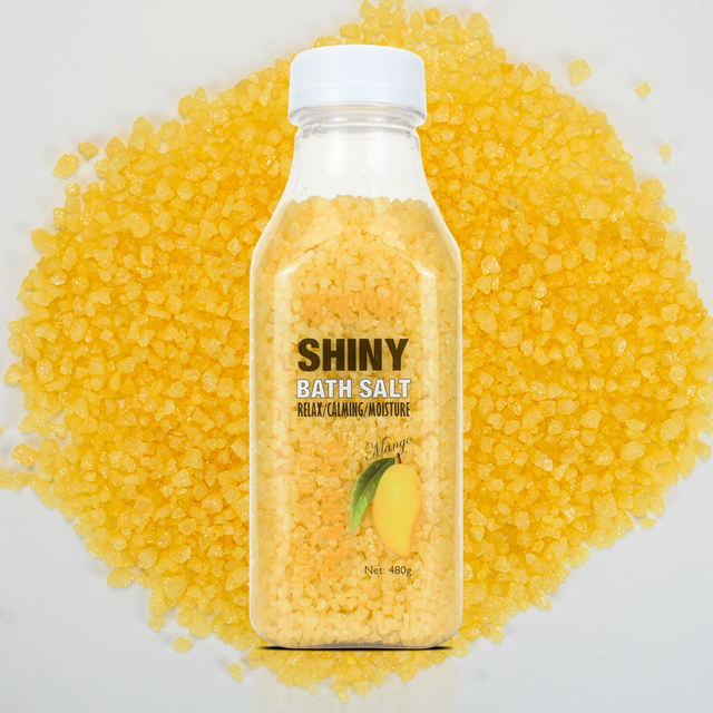 Wholesale Spa Relaxing Himalayan Mango Epsom Bath Salt Natural Private Label Organic Bath Salt