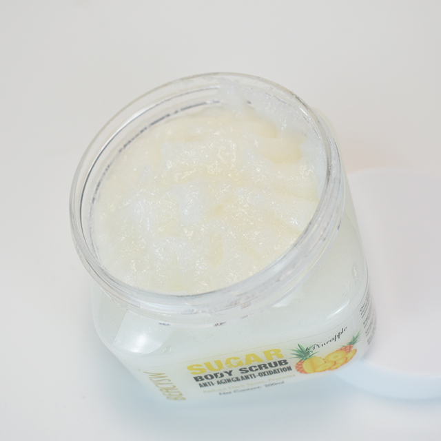 Private Label Pineapple Natural Exfoliating Whitening Organic Body Scrub